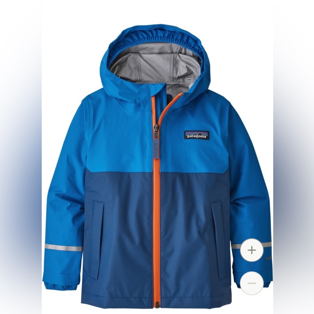 Kids Patagonia Torrentshell Rain Jacket. Size Med/10